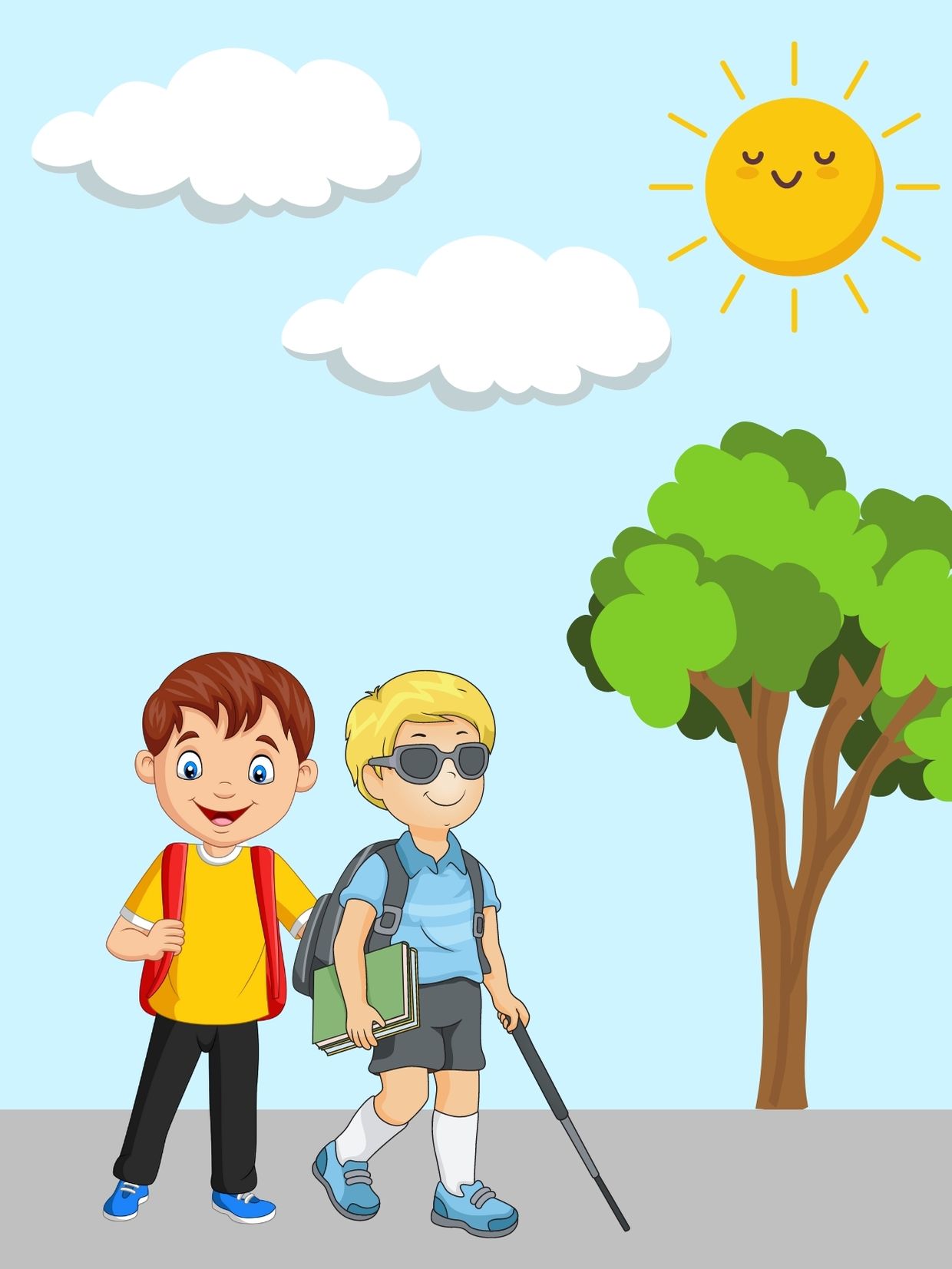 Membantu Teman Tunanetra - LEGUTY KIDS